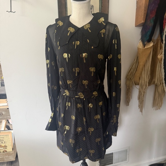 COACH 1941 Palm Tree Page Boy Dress Size 4 - Picture 4 of 8